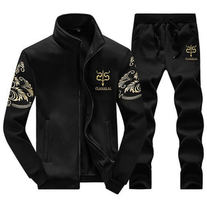 Winter Tracksuits Men Set  Hoodies+Pants