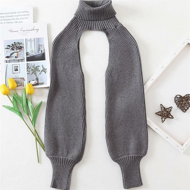 Ｗomen Turtleneck Sexy Short Sweater